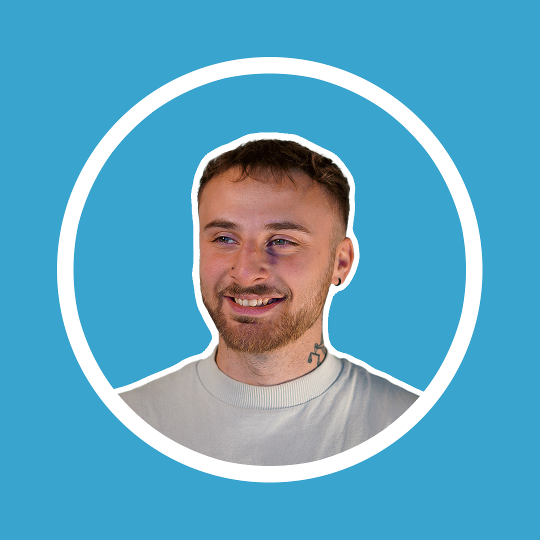 Portrait of Sav Cattura, Graphic Designer based in Bangor